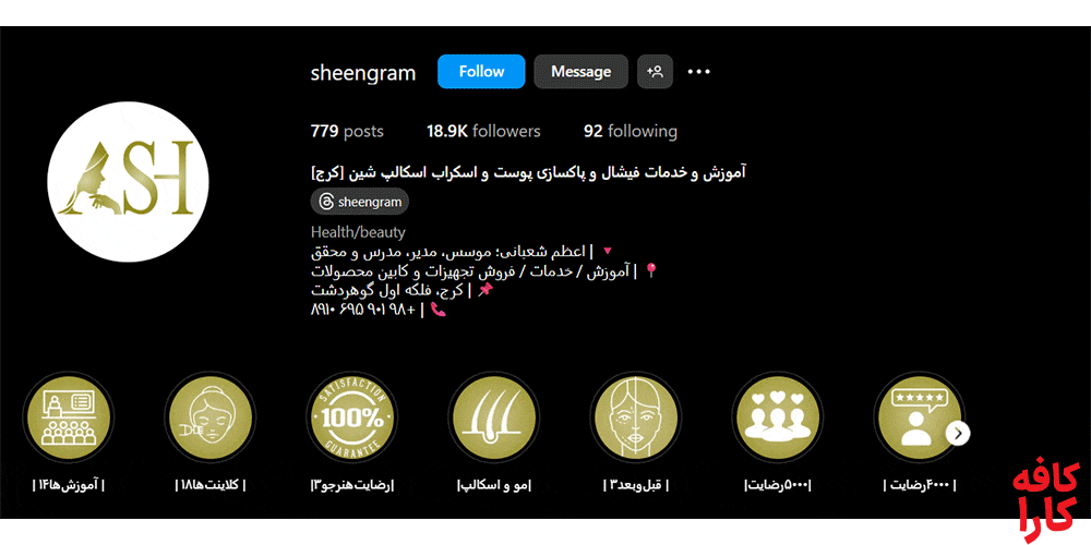 آموزشگاه فیشیال شین